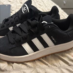 Adidas Classic Black and White Trainers